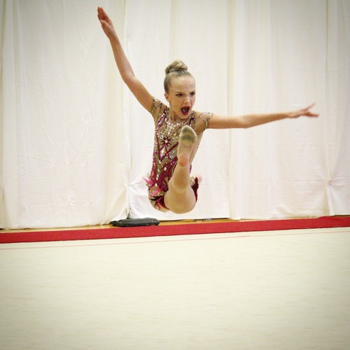 Rhythmic gymnastics leotard - gymnastics,
