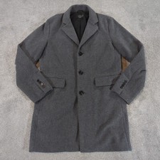 Zara Coat Mens L Grey Fleece