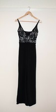 Black Wide Leg Jumpsuit Lace