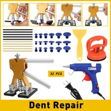 32 PCS Dent Paintless Car Repair Puller Kit Remover Lifter Dint Hail Damage Tool