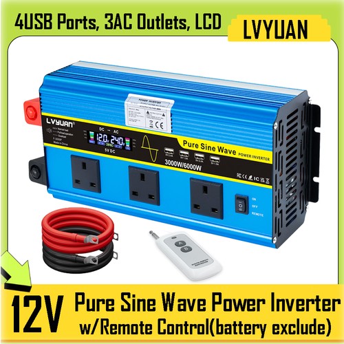 3000w 6000w pure sine wave - pure,
