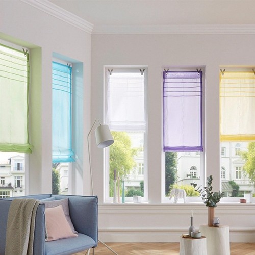 Roman blinds with eyelets - roman, in