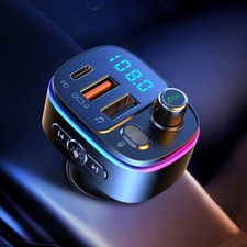Car Bluetooth FM Transmitter Receiver Radio MP3 Wireless Adapters USB PD Charger