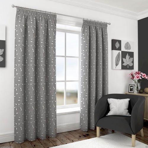 Grey silver harrogate leaf - grey,