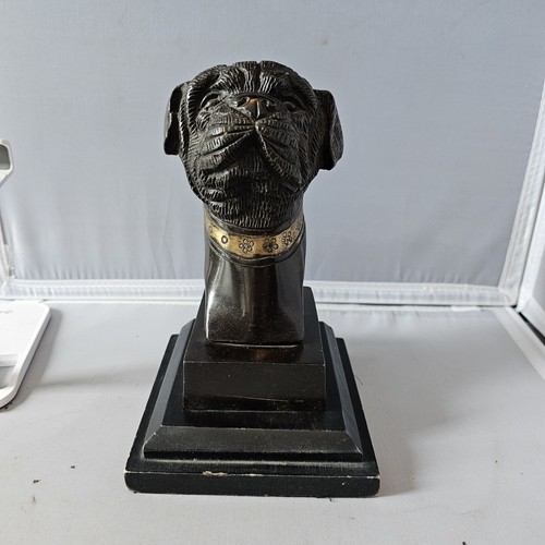 Vintage bronze english bulldog - bronze,