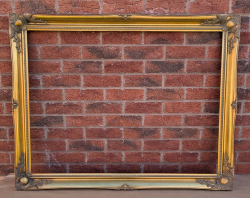 Vintage gold ornate - vintage, picture