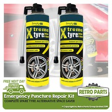 2x Emergency Compact Spare Wheel Alt for Bedford Flat Repair Space Saver