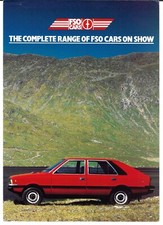 FSO Range 1986-1987 UK Market