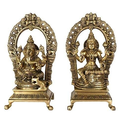 Brass lakshmi ganesh - brass,