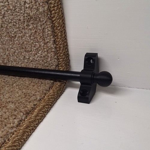 90cm black stair rods - stair,