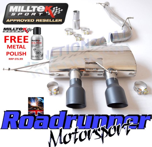 Milltek golf mk6 cat back - r,