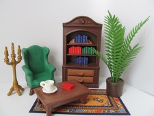 Playmobil Modern/Victorian dollshouse/Hotel furniture: Chair & bookshelves NEW