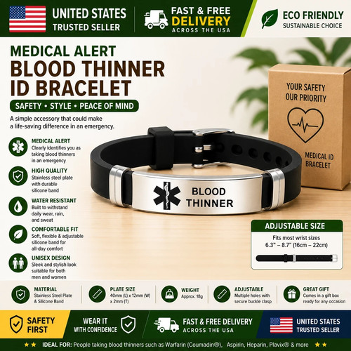 Medical alert bracelet - alert,