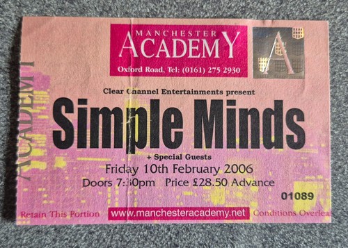 Used concert ticket simple - used, *