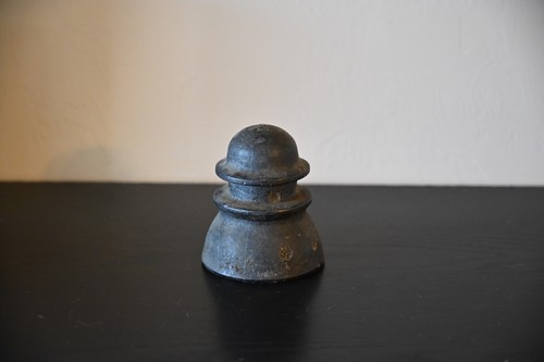 Black plastic telephone - black,
