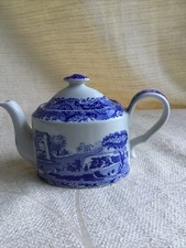 Spode Blue Italian Miniature Teapot