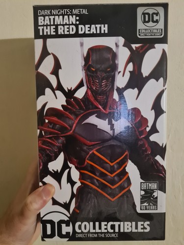 Batman red death statue - death,