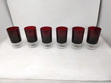 6 Vtg Luminarc Arcoroc France