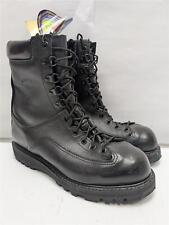 MATTERHORN MADE IN USA BLACK LEATHER GORETEX WIDE BOOTS, UK6 US7W EU40, K716