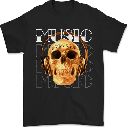 Forever music skull rock - music,