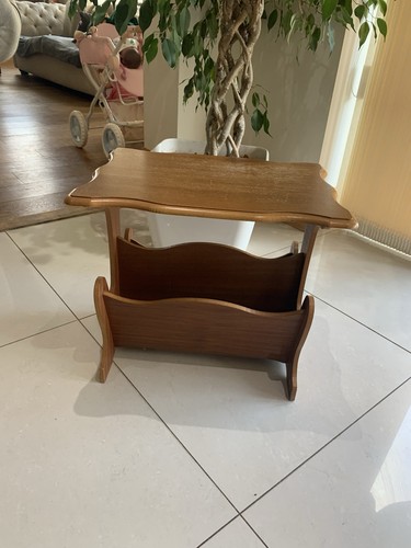 Vintage side table with - vintage,