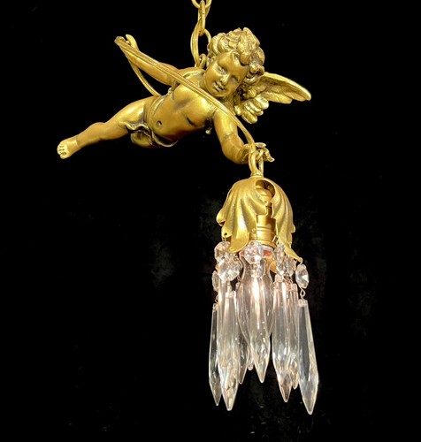 Vtg cherub angel hanging - cherub,