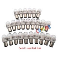 25 PCS Push In Type LED Light Bulbs for Home Sewing Machine 0.5W 220 Volts 