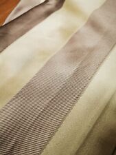 Static Caravan Curtains Beige/Cream/White Striped  27"w x 46"d free shortening