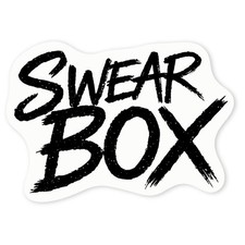 'Swear Box' Clear Sticker