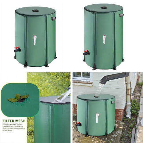 Collapsible rain barrel - collapsible,