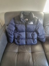 North Face Navy puffer jacket