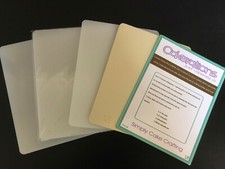 Cakerations JUNIOR PLATE SET for Spellbinders Grand Calibur 7.75" x 6" Food Safe