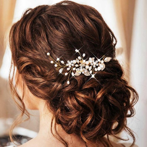 Pearl bridal hair - pearl,