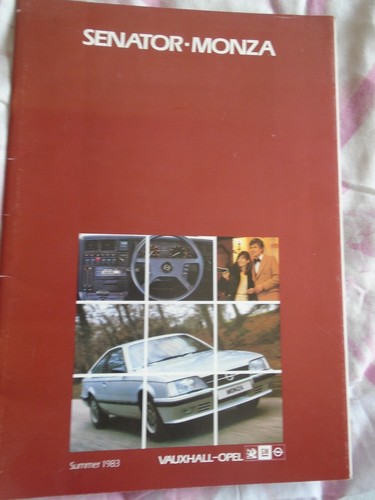Vauxhall senator monza range - vauxhall,