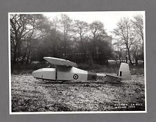 SLINGSBY PREFECT GLIDER LARGE VINTAGE ORIGINAL MINISTRY OF SUPPLY PHOTO 3