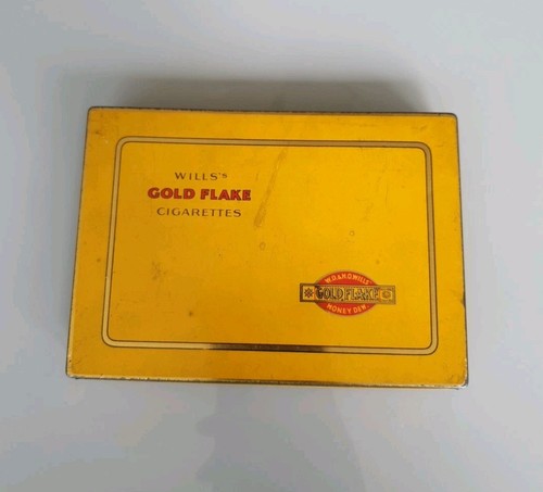 Will tin box gold - gold, flake