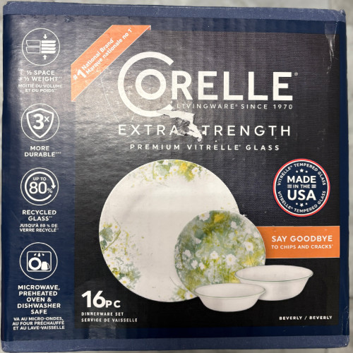 New corelle beverly piece - new,