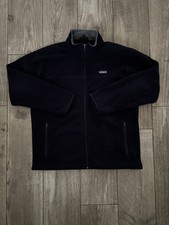 Patagonia navy blue zip up fleece jacket. Size Men’s XL
