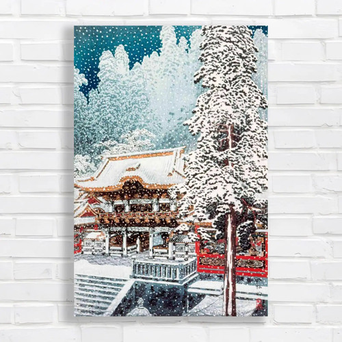 Snowy japanese temple original - snowy,