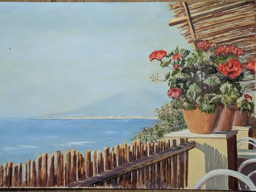 Vintage original oil painting - original,