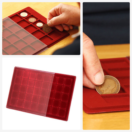 P40 red coin - red, tray