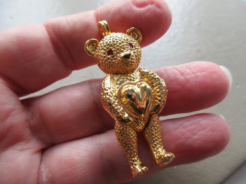 Vintage gold tone - large, moving