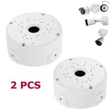 2x Junction Box Cable Deep Base for Security CCTV Cameras Dome Mount Box Outdoor