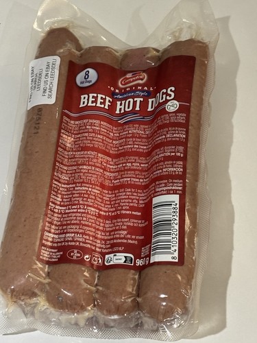 Beef hotdogs 908g - beef,
