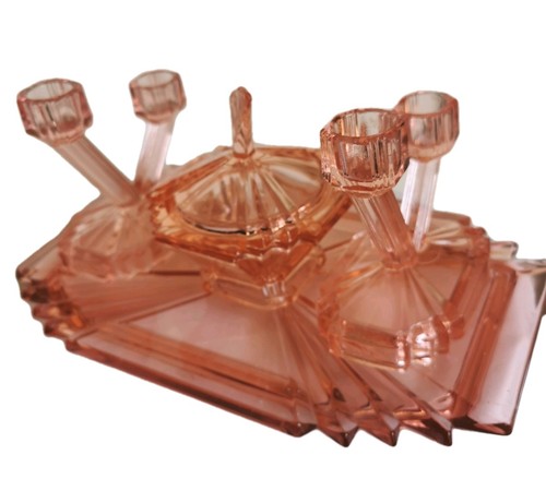 Vintage art deco pink - deco,