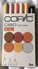 New & Sealed Copic Ciao - Skin Tones 5 + 1 Drawing Markers~ Fast Post
