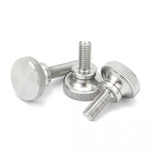Knurled Thumb Screws Step Head