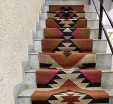 Navajo rug, tribal rug, southwestern rug Wool Jute Rug, Vintage Kilim Rug runner