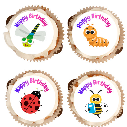Happy birthday bugs insects - birthday,
