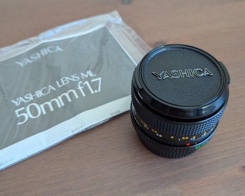 Yashica 50mm 7 manual - 50mm, f/1.7